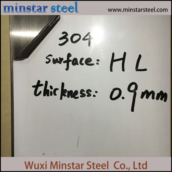 ASTM A276 304 Austenitic Stainless Steel Sheet 1mm Thickness Hairline