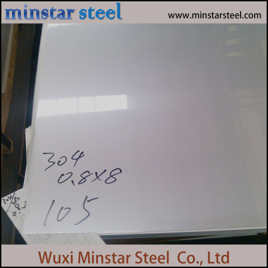High Quality 4X8 304 304L Austenitic Stainless Steel Sheet 0.8mm Thick