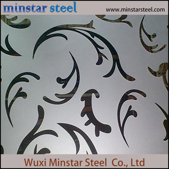 Cold Rolled Color Inox Plate 304 Stainless Steel Plate Bronze With Customer Pattern