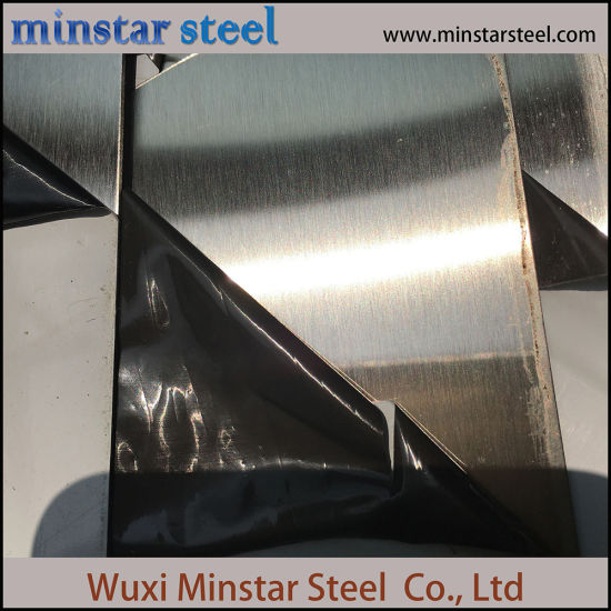 Cold Rolled 2B Finish 304 304L Stainless Steel Plate 0.5mm 0.8mm with PVC Film
