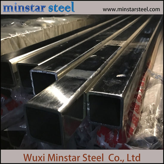 SUS Welded Square Stainless Steel Pipe Grade 304