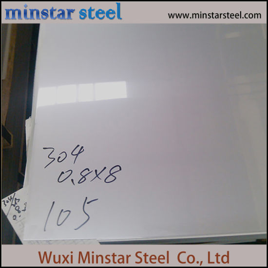 2b Finish 1mm Thick 304 Stainless Steel Sheet for Kitchen Wall